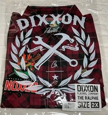 New DIXXON The Ralphie Flannel Mens 2X BNIB