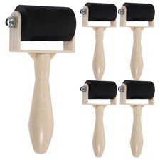 5 Pcs Rubber Roller Ink Printing Tool Child Office Printmaking Kids