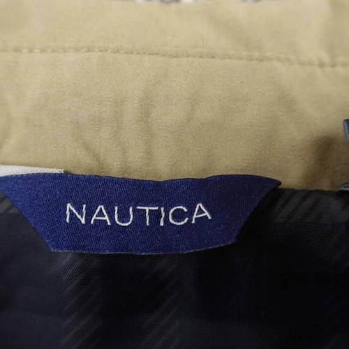 NEW Nautica Jacket Mens L Beige Performance Windbreaker Full Zip Outdoor Coat image 6