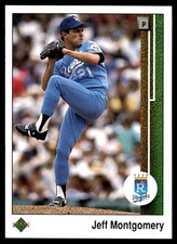Jeff Montgomery 1989 Upper Deck #618 Royals MLB READ FREE SHIPPING AutographDen