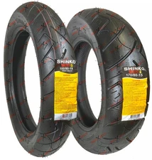 Shinko 777 100/90-19 170/80-15 Tire Set Front Rear Motorcycle Tires