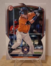 2023 Bowman Ryan Clifford 1st Bowman Paper Prospect #BP-10 Hou Astros NY Mets