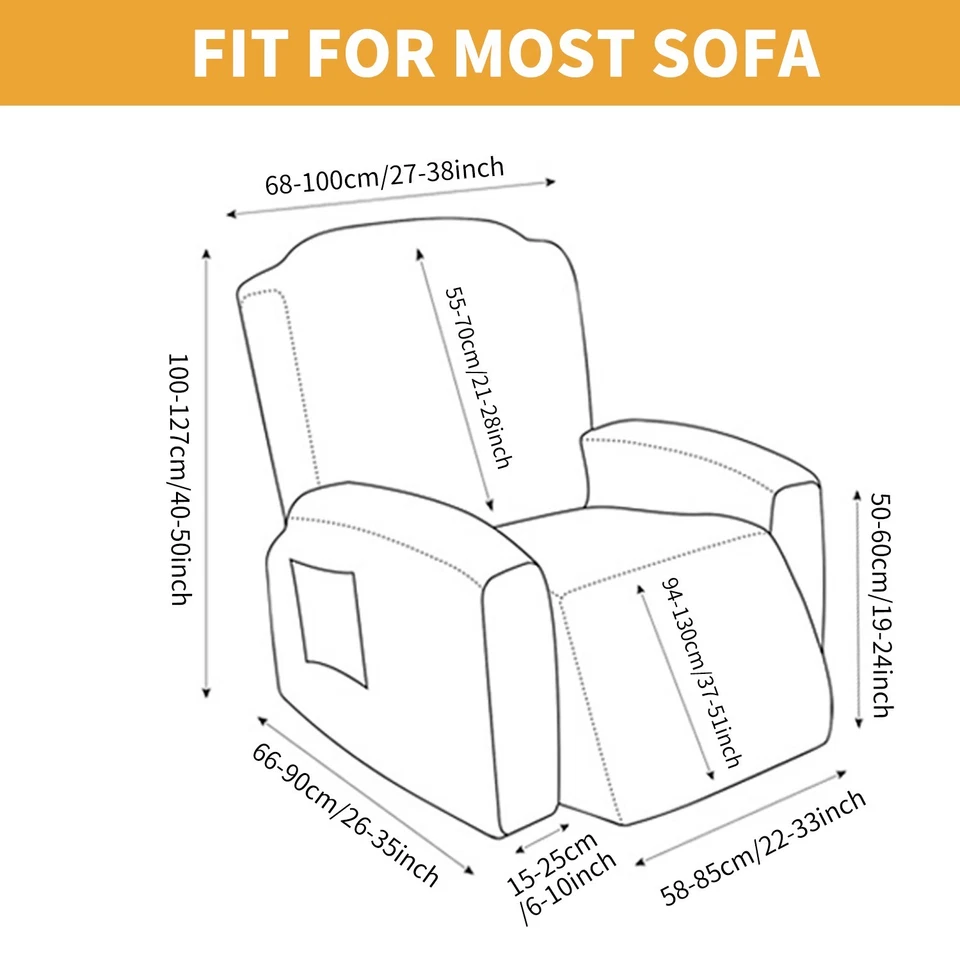 Funda Sofá Sillón Elástica Hoja Jacquard Impermeable, Protección Muebles Foto 4 de 4