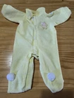 Vintage Cabbage Patch Kid 1980s terry teddy bear sleepsuit outfit coleco