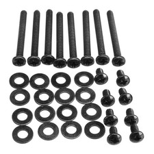 Water Cooling Radiator Mounting Screw Kit Durable Metal Fasteners