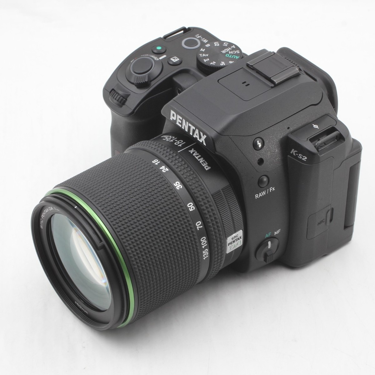 7350shot【MINT w/Box】PENTAX K-S2 20.1MP DSLR Camera Black 18 