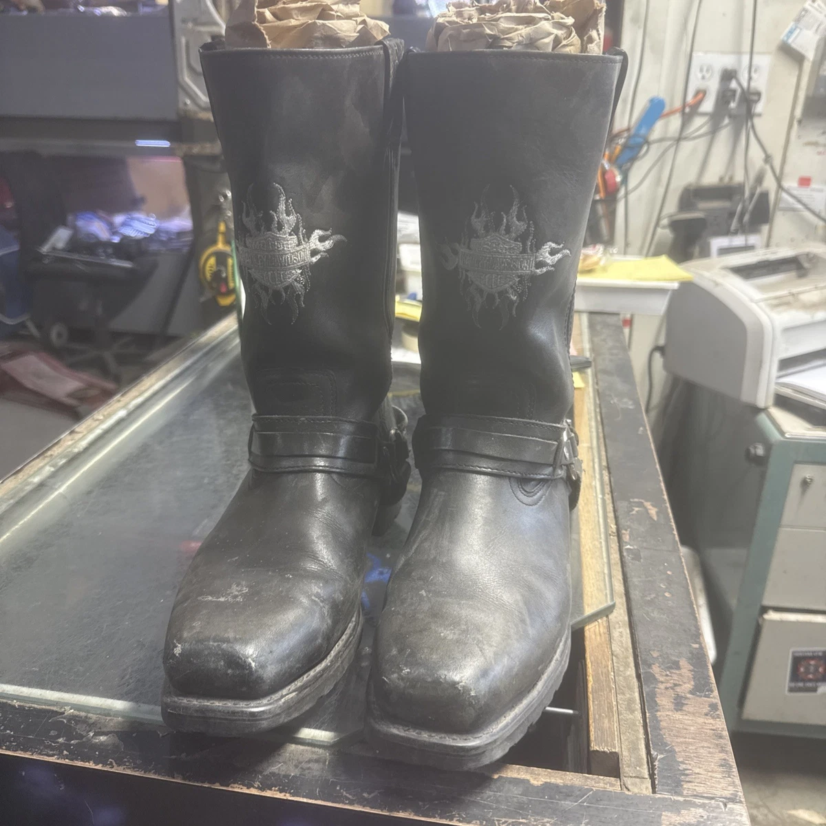 Harley Flame Boots In Men display picture 2