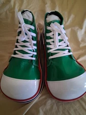 Professional Clown Shoes Costume Green