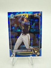 2025 Bowman Draft Sapphire Brady Ebel Chrome 1st Prospect #BDC-194 Brewers