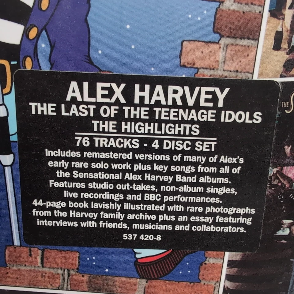 Alex Harvey - The Last Of The Teenage Idols - The Highlights - 4CD Boxset - 2017 Foto 2 de 4