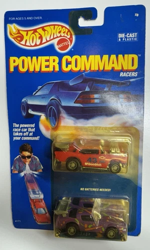 Hot Wheels Vintage 1989 Power Command Racers set #4171 , sealed!