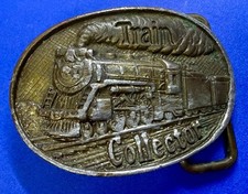 Train Collector Steam Engine Locomotive Railroad Commemorative Belt Buckle