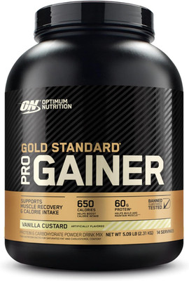 Gold Standard Pro Gainer, Weight Gainer Protein Powder, Vanilla Custard, 5.09 Po