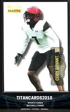 Coby Bryant 2022 Wild Card Matte WHITE Cincinatti Bearcats #MB-20