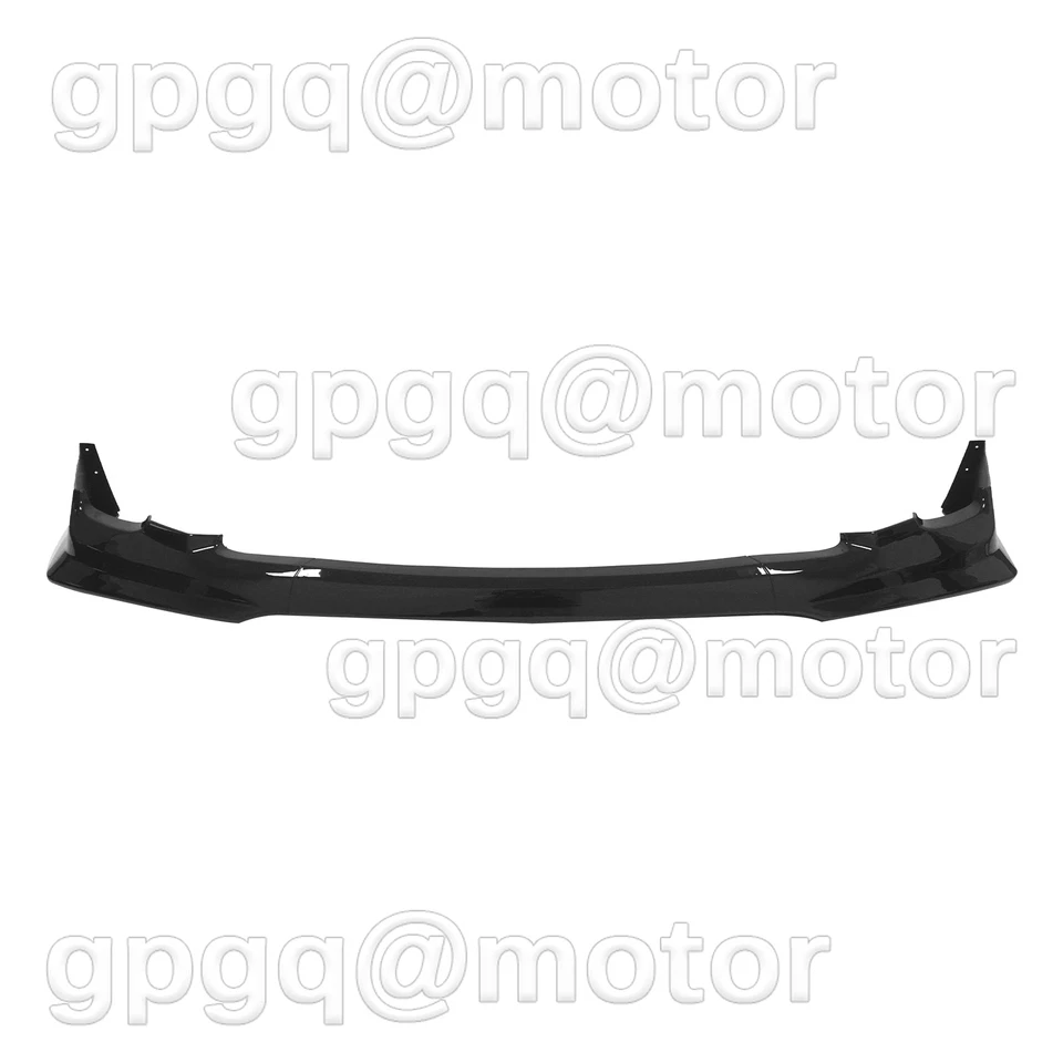 For Toyota Corolla XRS 2011-2013 Glossy Black T Style Front Bumper Lip Splitter - Image 4 of 4
