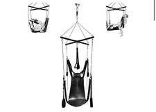 Spinning Sex Swing BDSM Sex Toys - 360 Ceiling Sex Sling Handcuffs Sex Swings