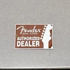 VINTAGE FENDER GUITAR DEALER PORCELAIN SIGN CAR GAS OIL TRUCK MOTORCYCLE