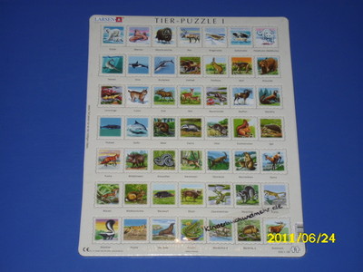 Larsen Puzzle - Tier-Puzzle 1 - 49 Teile