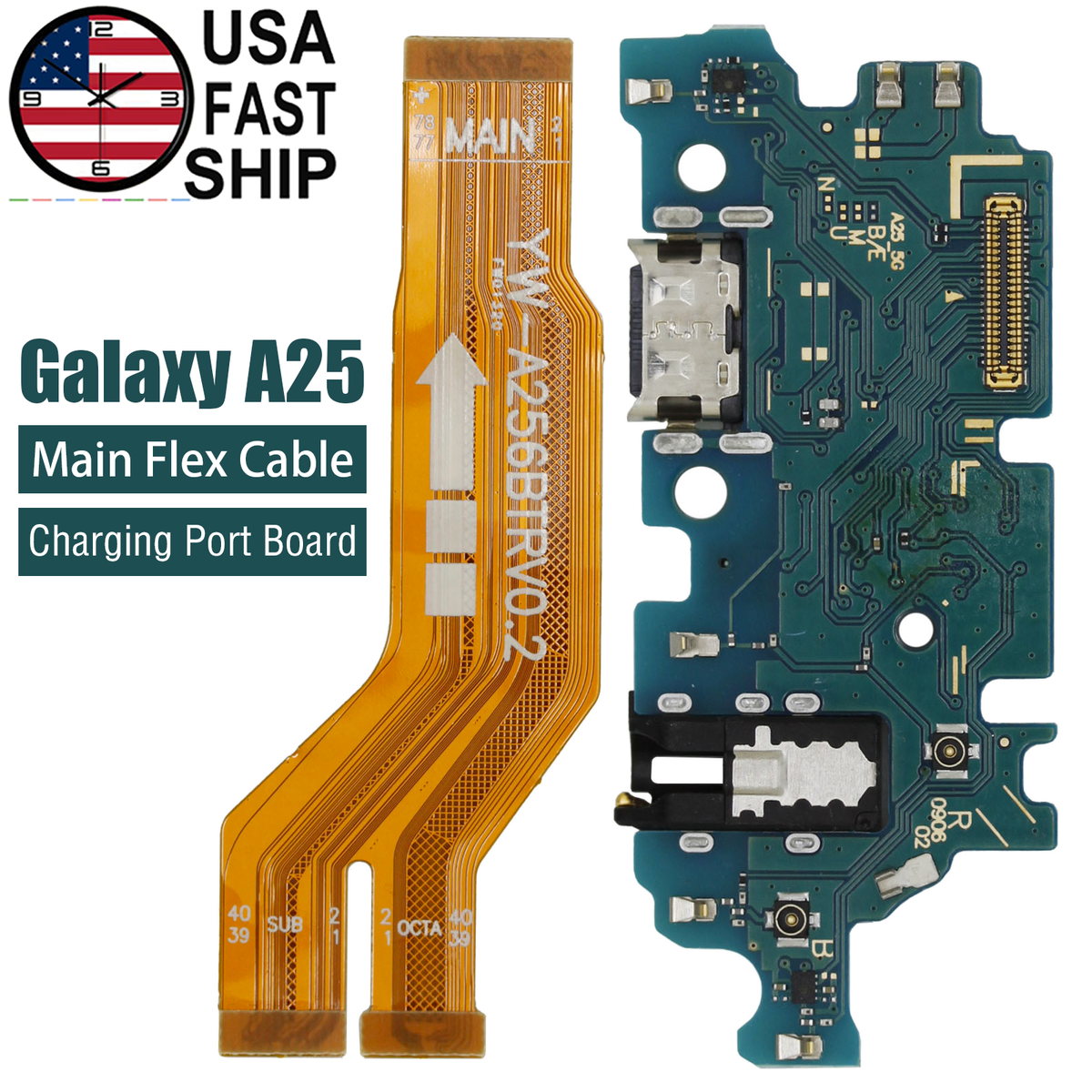Charging Port Board / SUB to Main Flex Cable For Samsung Galaxy