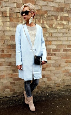 baby blue coat zara