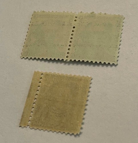 Vintage Three (3) Unused George Washington 5 Cent Blue US 1967 Postage Stamps - Picture 6 of 6