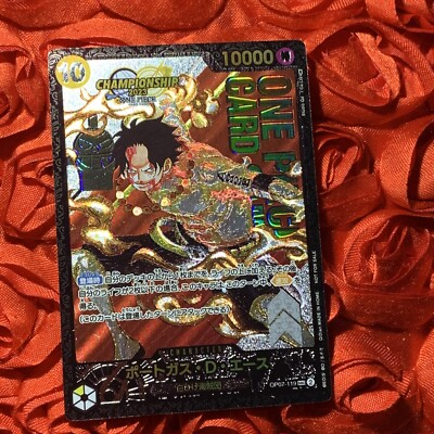 #ad Portgas D. Ace ONE PIECE White Pirate Waifu Anime Holo Girl ACG Card $19.79