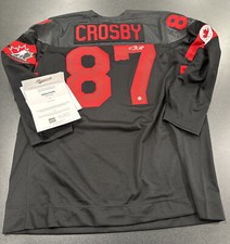 Signed Sidney Crosby 2022 Olympics Nike Replica Black Jersey Frameworth Canada
