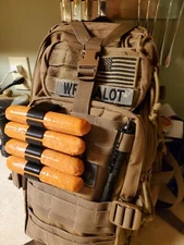 Tactical Sausage Carrier  W/ MOLLE compatible Belt Clip 