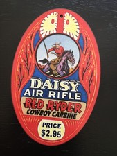 RED RYDER Hang Tag for Daisy BB Gun 1938B or No. 111 Model 40 Rifle