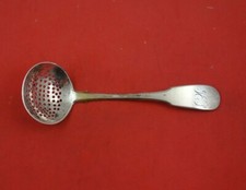 Tipt by John Ward Coin Silver Sugar Sifter Ladle circa 1830 6 1/4