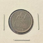 1882 Seated Liberty Silver Dime Almost Uncirculated AU Coin