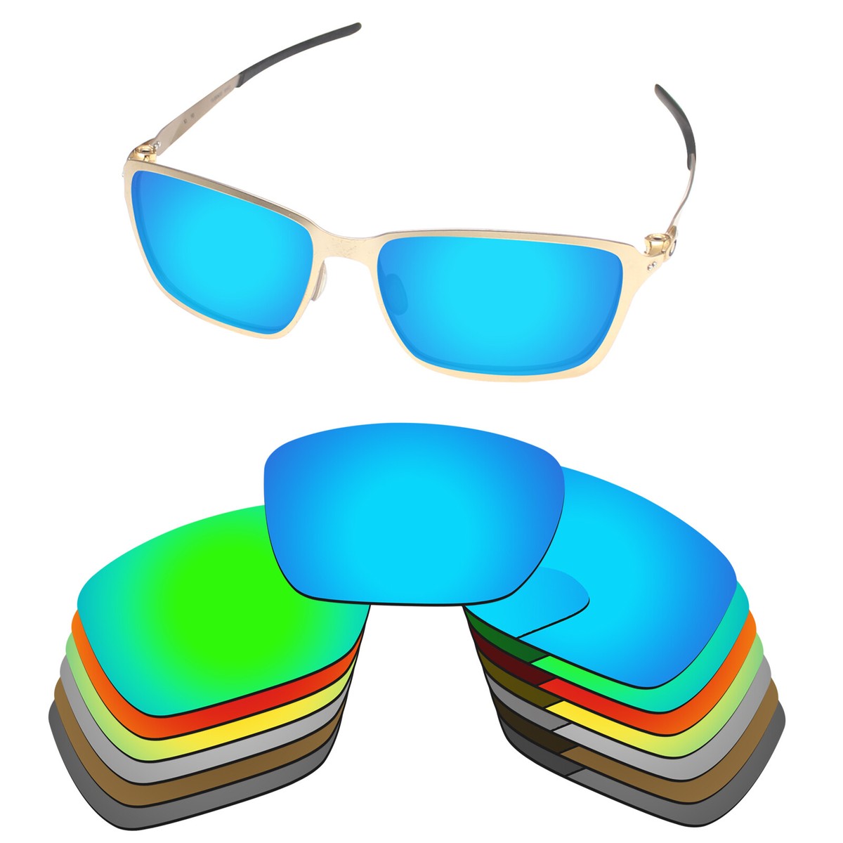 Lenslog Polarized Replacement Lenses For-Oakley Tincan OO4082  Sunglass-Options - Main Image