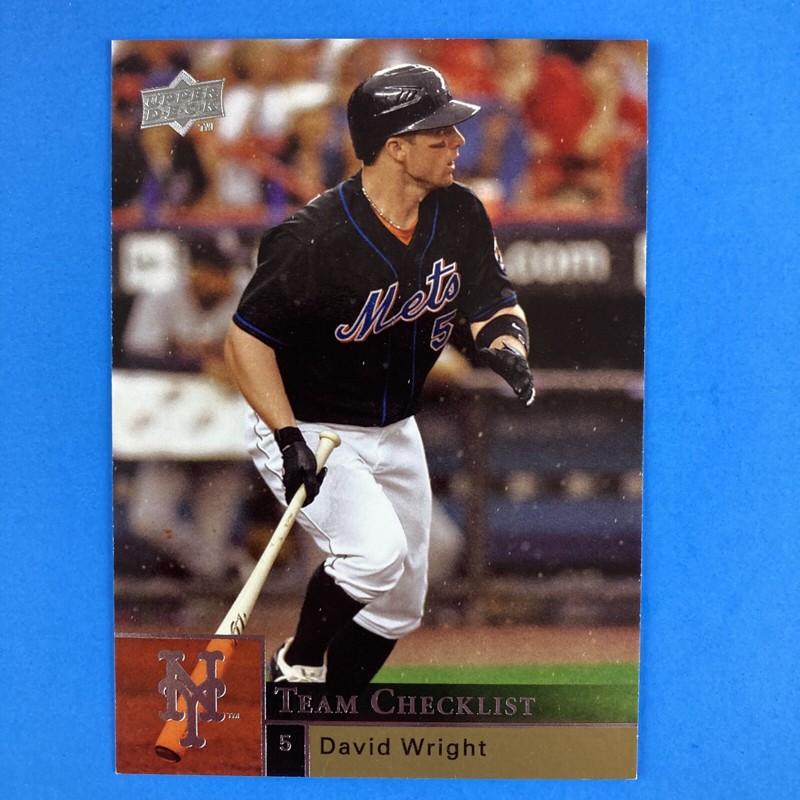 David Wright 2009 Upper Deck Card #471 MLB New York Mets