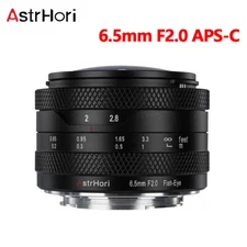 AstrHori 6.5mm F2.0 MF Manual Wide Angle Fish-Eye Lens for Sony E-mount Camera