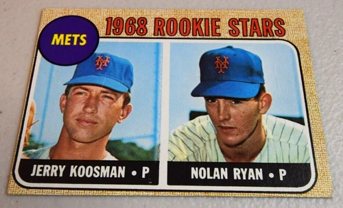 1968 Topps - NOLAN RYAN/JERRY KOOSMAN RC Rookie Stars NY Mets #177