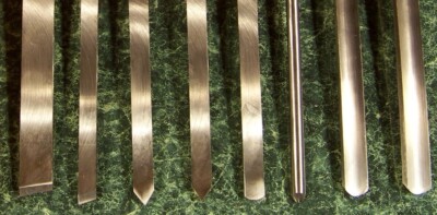 8pc WOOD LATHE Chisel Set HHS Skew Gouge Round Nose Partin Tool High Speed Steel