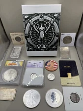 The Collector’s Vault Blind Box Of Silver And Gold Coins And Numismatics