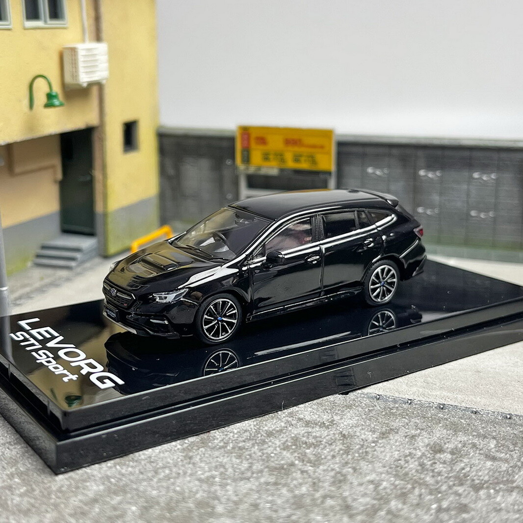 Hobby Japan 1/64 Scale Subaru Levorg STI Sport VN-5 Black Diecast