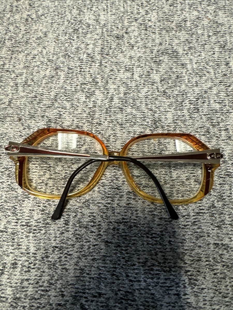 CHRISTIAN DIOR CD Oversize Gold tone Big Eye Frames ONLY