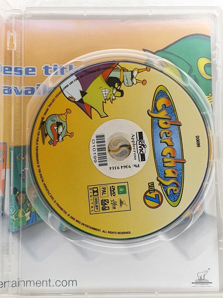 Cyberchase Volume Vol 7 DVD 2001 Cartoon Series RARE Cyber Chase - Image 3 of 3
