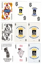 Lot of 9 Swap Playing Cards - All JOKERS