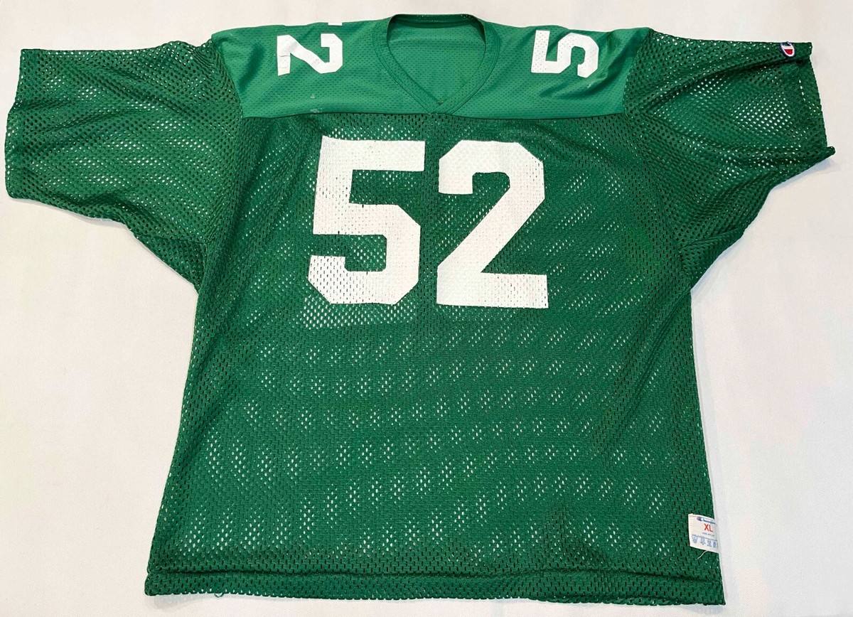 USA製 vintage mesh FOOTBALL numberingTee Vintage Champion #52 Football Jersey XL Green USA Mesh