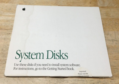 Apple Macintosh System Floppy Disks for Fonts, Tidbits and Printing, 1991
