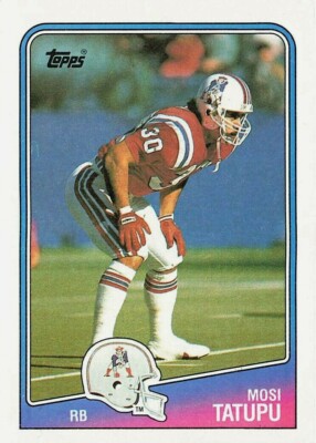 1988 Topps Mosi Tatupu New England Patriots #179