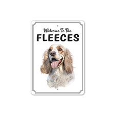 Cocker Spaniel Welcome To Personalized Sign