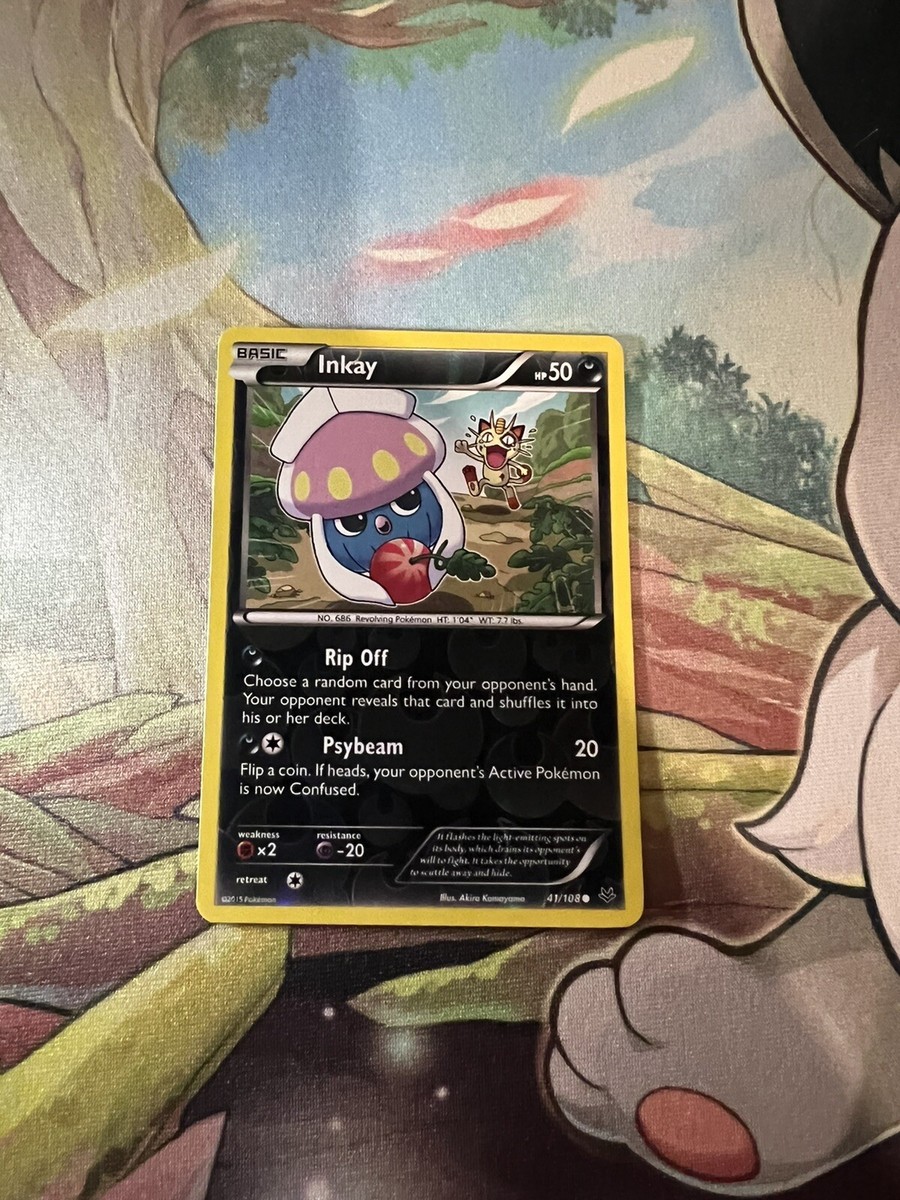京石目(41mm)　nks-108 Pokemon - Inkay - 41/108 - Roaring Skies - Reverse Holo