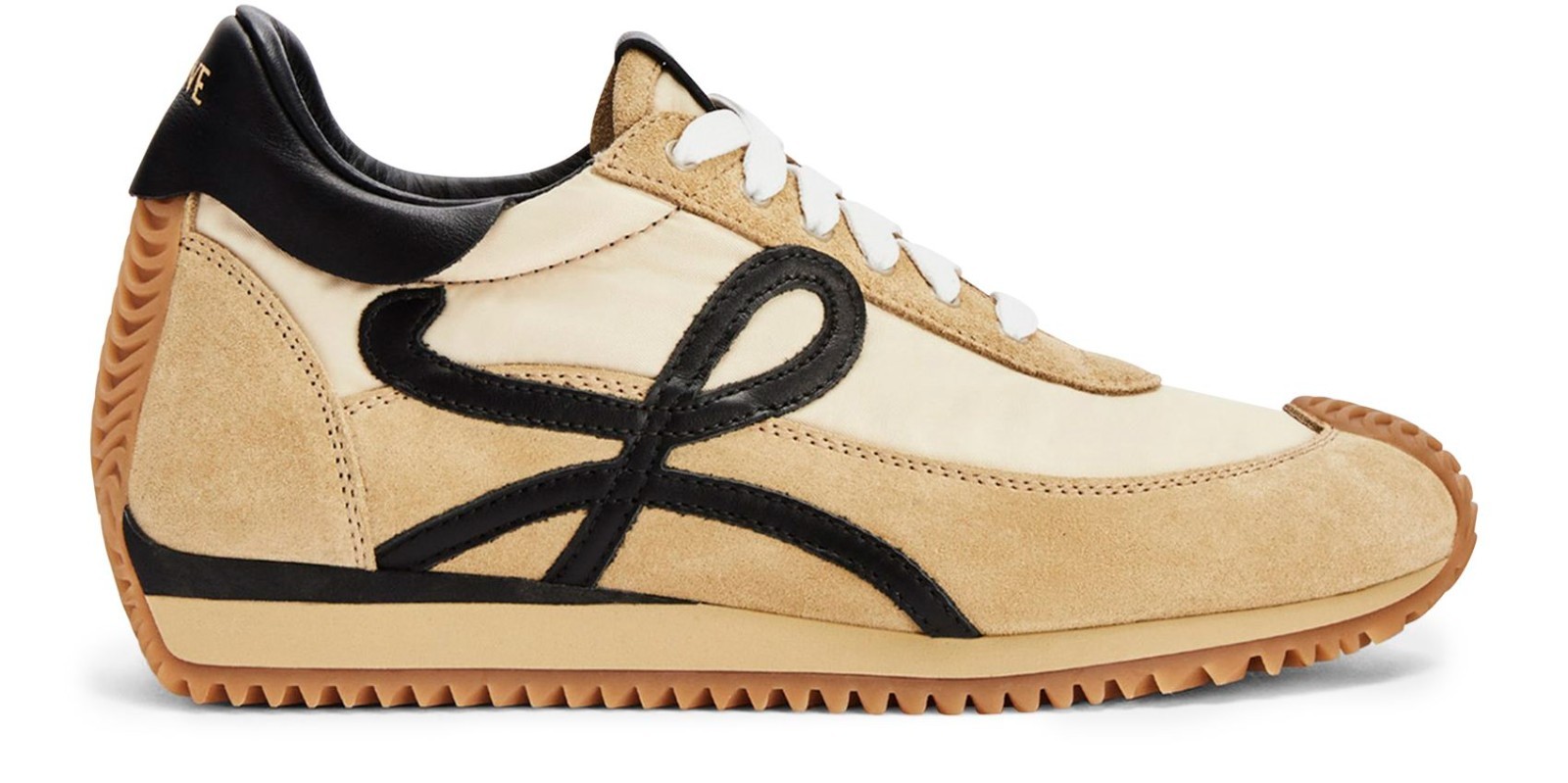 LOEWE Flow Runner 2.0 Gold/Black Sneakers New & Authentic