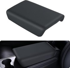 Model 3 Model Y Center Console Cover TPE Armrest Cover Model Y / 3 Black