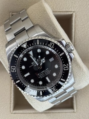 2020 Rolex Sea-Dweller 126660 Silver Oyster Bracelet Watch + Card