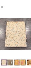 vintage homemade baby book, one of a kind item from 1949